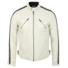 Shop Cool Men Black Stripes Leather Jacket, Easy to Wear